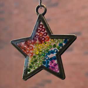 Make a Rainbow Resin Star!